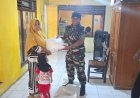 Babinsa Pedeslohor Dampingi Penyaluran Bantuan Pangan, Pastikan Berjalan Tertib dan Lancar
