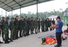 Personel Yonif TP 820/DAAI Laksanakan Latihan Bersama Damkar