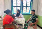 Prajurit Yonif TP 860/NSK Gelar SICEPAT, Warga SP 7 Dapat Layanan Kesehatan Gratis