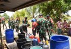 Dari Prajurit Untuk Rakyat, Kodim 1707/Merauke Salurkan Air Bersih di Wilayah Kampung Wasur