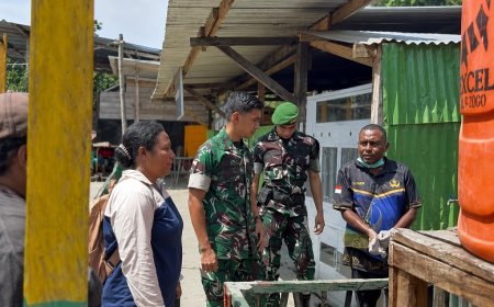Pastikan Layak Dikonsumsi, Dinas Kesehatan Cek Kualitas Air Minum Prajurit Yonif TP 860/NSK