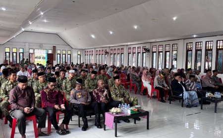 Prajurit Yonif TP 860/NSK Hadiri Peringatan Maulid Nabi Muhammad SAW 1448 H di Waropen