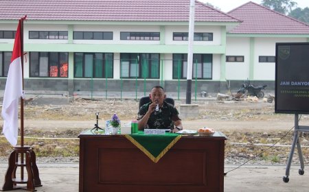 Jam Komandan Yonif TP 820/DAAI: Perkuat Kebersamaan, Disiplin dan Kesiapsiagaan Prajurit