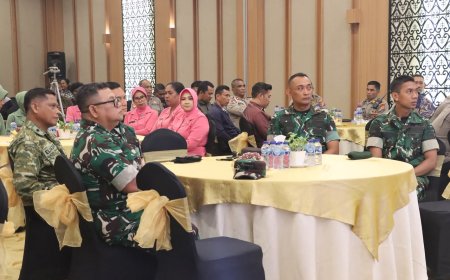 Komandan Batalyon 820/DAAI Hadiri Peringatan HUT Polisi Wanita di Kabupaten Mimika