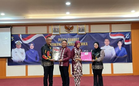 Komandan Batalyon 820/DAAI Sambut Kedatangan Danlanal Timika