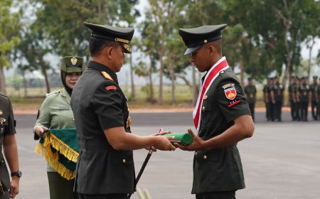 839 Prajurit TNI AD Resmi Dilantik, Pangdam IV/Diponegoro Tutup Dikmata Gelombang II 2026