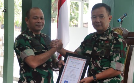 Dandim 0704 Banjarnegara Pimpin Laporan Korps Perwira dan Pelepasan Anggota Purna Tugas