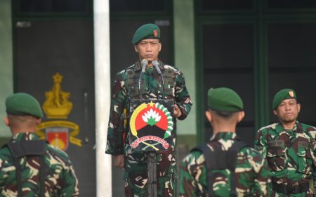 Kodim 0712/Tegal Gelar Upacara Bendera 17-an, Teguhkan Semangat Pengabdian