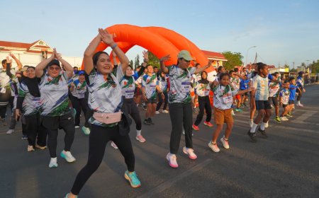 Pimpin Fun Run 5K HUT ke-81 TNI, Pangdam Mandala Trikora: TNI Kuat Karena Rakyat Kuat