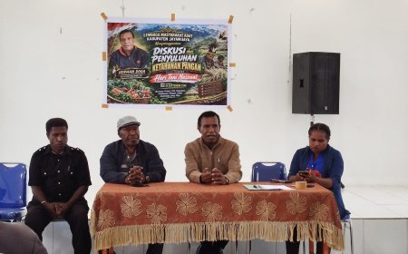 LMA Jayawijaya Gelar Diskusi: Ajak Masyarakat Kelola Lahan untuk Ketahanan Pangan