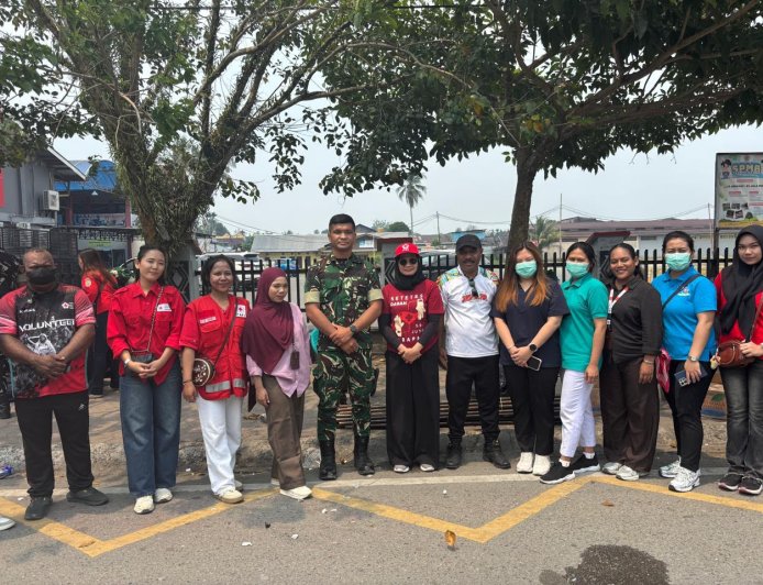 Donor Darah Bersama Prajurit Yonif TP 820/DAAI Dalam Rangka HUT PMI