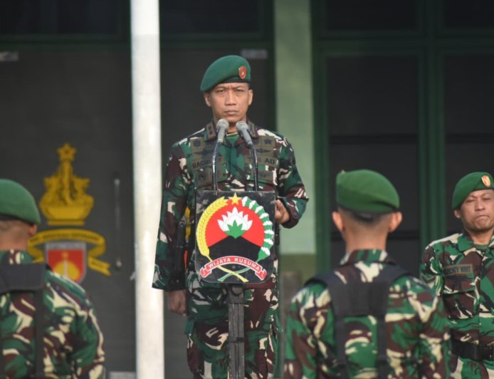 Kodim 0712/Tegal Gelar Upacara Bendera 17-an, Teguhkan Semangat Pengabdian