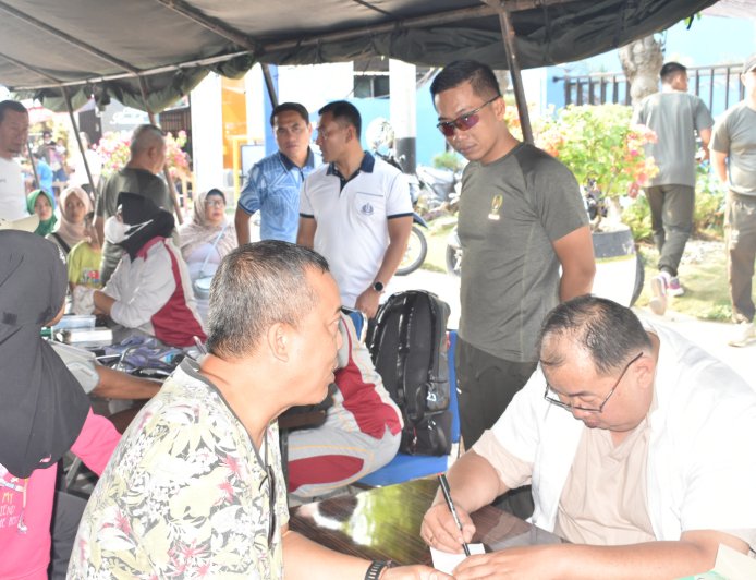 Peringati HUT TNI ke-81, Kodim 0712/Tegal Ikuti Zoom Bersama Panglima TNI, Gelar Donor Darah dan Cek Kesehatan Gratis