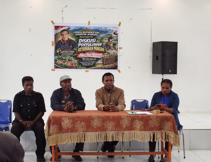 LMA Jayawijaya Gelar Diskusi: Ajak Masyarakat Kelola Lahan untuk Ketahanan Pangan