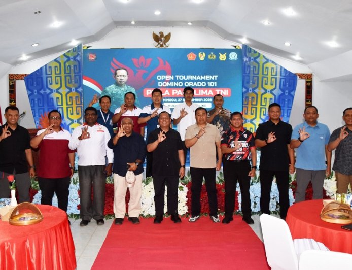 Antusias Masyarakat Merauke Meriahkan Open Tournament Domino Orado 101 Piala Panglima TNI 2026