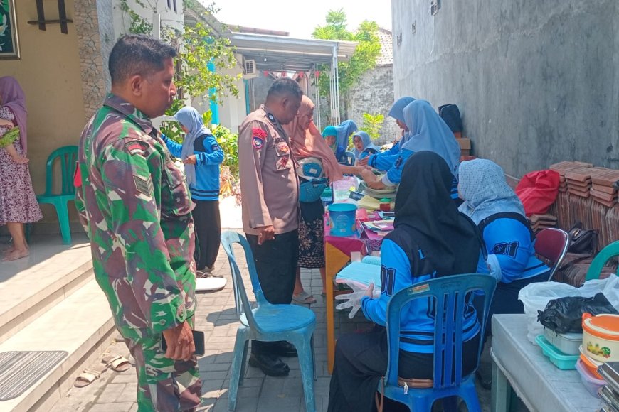 Babinsa Slerok Dampingi Posyandu ILP Nakula 1, Dorong Masyarakat Peduli Kesehatan