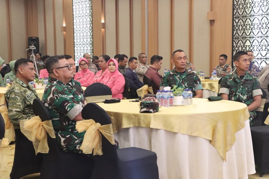 Komandan Batalyon 820/DAAI Hadiri Peringatan HUT Polisi Wanita di Kabupaten Mimika
