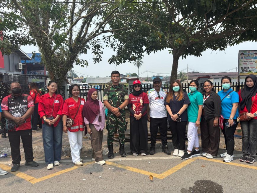 Donor Darah Bersama Prajurit Yonif TP 820/DAAI Dalam Rangka HUT PMI
