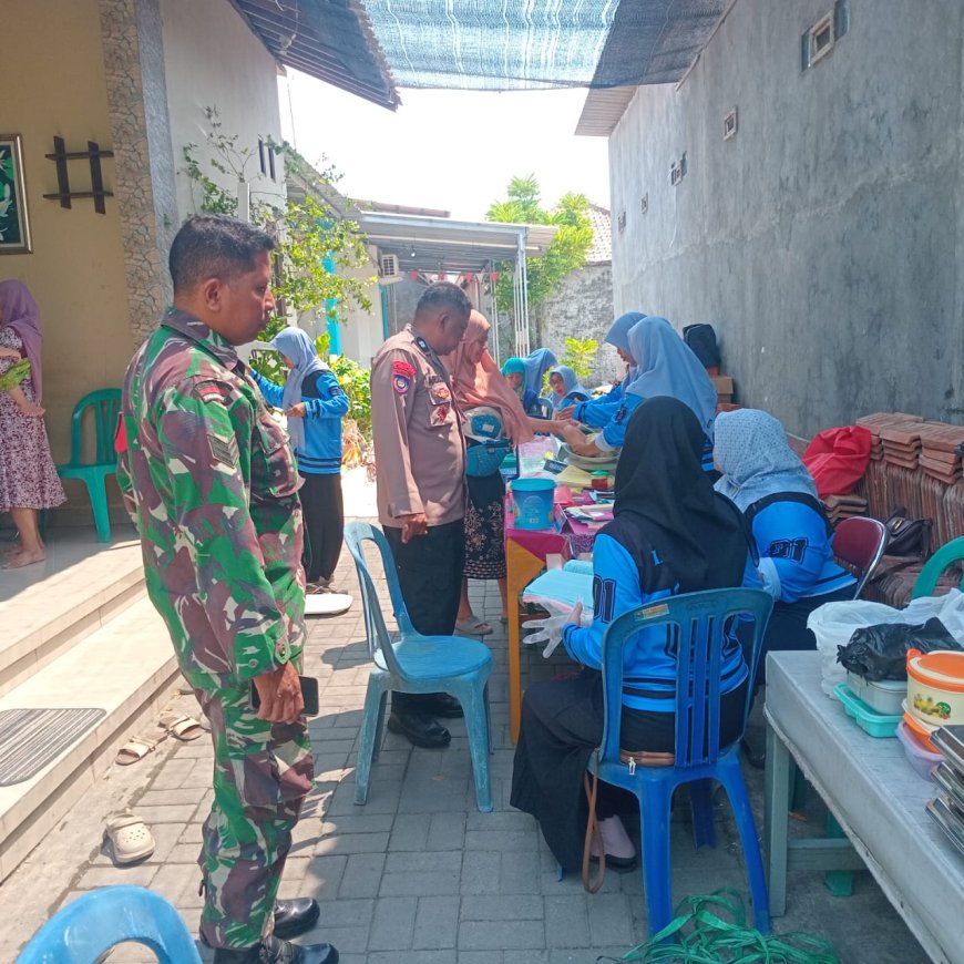 Babinsa Slerok Dampingi Posyandu ILP Nakula 1, Dorong Masyarakat Peduli Kesehatan