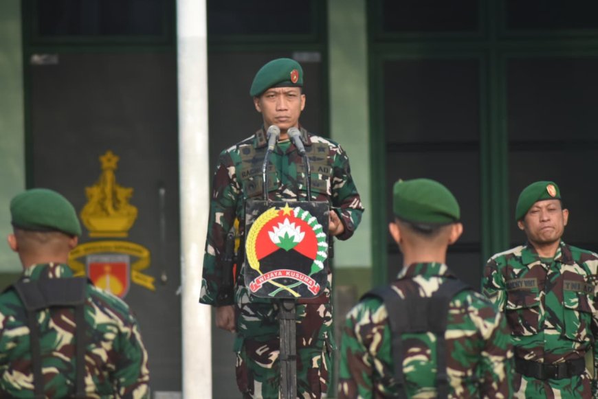 Kodim 0712/Tegal Gelar Upacara Bendera 17-an, Teguhkan Semangat Pengabdian