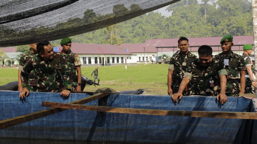 Yonif TP 809/NTM Terima Kunjungan Kemhan RI dalam Pengendalian Bangunan dan Lahan