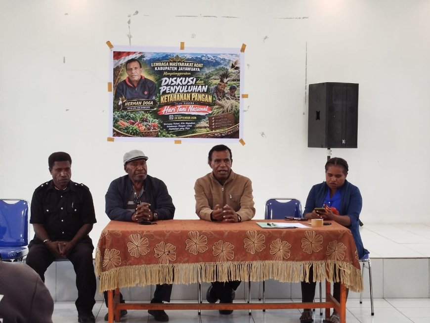LMA Jayawijaya Gelar Diskusi: Ajak Masyarakat Kelola Lahan untuk Ketahanan Pangan