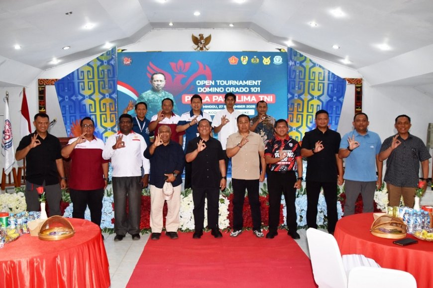 Antusias Masyarakat Merauke Meriahkan Open Tournament Domino Orado 101 Piala Panglima TNI 2026