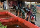 Yonif TP 809/NTM Bersama Bupati dan DPRK Sarmi Panen Lele, Bagikan Hasilnya kepada Masyarakat