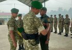 Upacara Kenaikan Pangkat Prajurit Yonif TP 820/DAAI