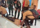 Yonif TP 809/NTM Bekali Siswa SRMA 42 Sarmi dengan Ilmu BHD
