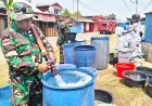 Hadir Untuk Masyarakat, Kodim 1707/Merauke Salurkan 8.000 Liter Air Bersih Kepada Warga Gudang Arang