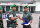 Upacara Tradisi Korp Raport Pindah Satuan Yonif TP 820/DAAI