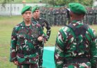 Pimpin Upacara 17-an, Danyonif TP 804/DBAY Bacakan Amanat Panglima TNI