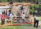 Gotong Royong dan Kepedulian Sosial Warnai TMMD ke-130 Kodim Jayapura di Kampung Sabron Sari