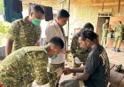 Program Si Cepat Yonif TP 860/NSK Hadirkan Pemeriksaan Kesehatan Gratis di Botawa