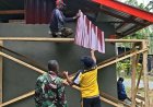Rehabilitasi Rumah Warga di Sentani Barat Perkuat Kemanunggalan TNI dengan Rakyat