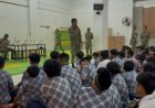 Yonif TP 820/DAAI Edukasi Siswa SMPIT Permata Papua tentang Bahaya Kabut Asap dan Penggunaan Masker