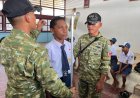 Yonif TP 860/NSK Gelar Pemeriksaan Kesehatan Gratis bagi Siswa SMP Negeri Waren