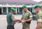Yonif TP 820/DAAI Melaksanakan Acara Tradisi Korp Raport Pindah Satuan