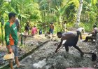 Kualitas Pekerjaan Jadi Perhatian dalam Revitalisasi Bak Air Bersih Satgas TMMD Jayapura