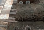 Gantikan Jembatan Kayu Lapuk dan Seng Bekas, Kodim 0712/Tegal Bangun Jembatan Beton Merah Putih di Kali Jarot Grobog Wetan