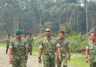 Kunjungan dan Pengarahan Pangdam XXIX/Mambruk di Yonif TP 820/DAAI