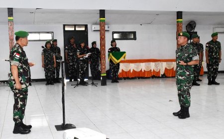 54 Prajurit Naik Pangkat, Momentum Penuh Syukur dan Kebahagiaan di Merauke