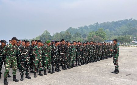 116 Prajurit Yonif TP 860/NSK Berangkat Pindah Satuan, Danyon Beri Pesan: Jangan Lupakan Tempat Pertama Berdinas
