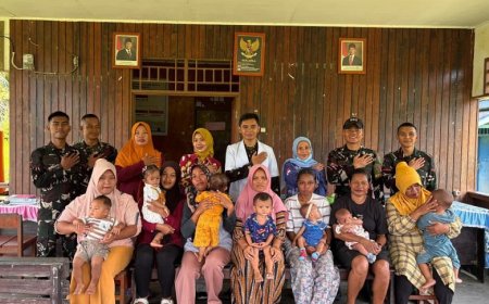 Program SI CEPAT Yonif TP 860/NSK Layani Kesehatan Balita dan Lansia di Waropen