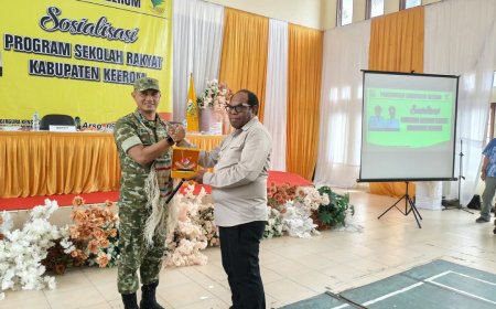 Perluas Akses Pendidikan Kodim 1701/Jayapura Siap Kawal Persiapan Sekolah Rakyat di Keerom