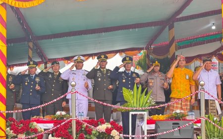Perkuat Sinergi TNI dan Pemerintah Daerah, Yonif TP 820/DAAI Hadiri HUT ke-30 Mimika
