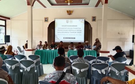 Danramil 17/Balapulang Hadiri Rapat Pembentukan Panitia Pemilihan Kepala Desa Kaliwungu Periode 2027–2034