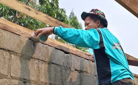 Perbaikan Rumah Warga di Sabron Sari Berlanjut, Satgas TMMD Utamakan Kualitas