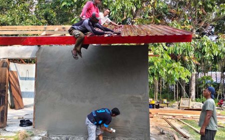 Pengabdian Satgas TMMD di Sabron Sari, Gotong Royong Menjadi Kekuatan Utama